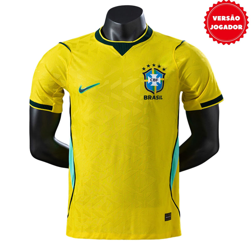 Camisa Brasil I 2026 Jogador |  Frete Grátis + Chaveiro Grátis